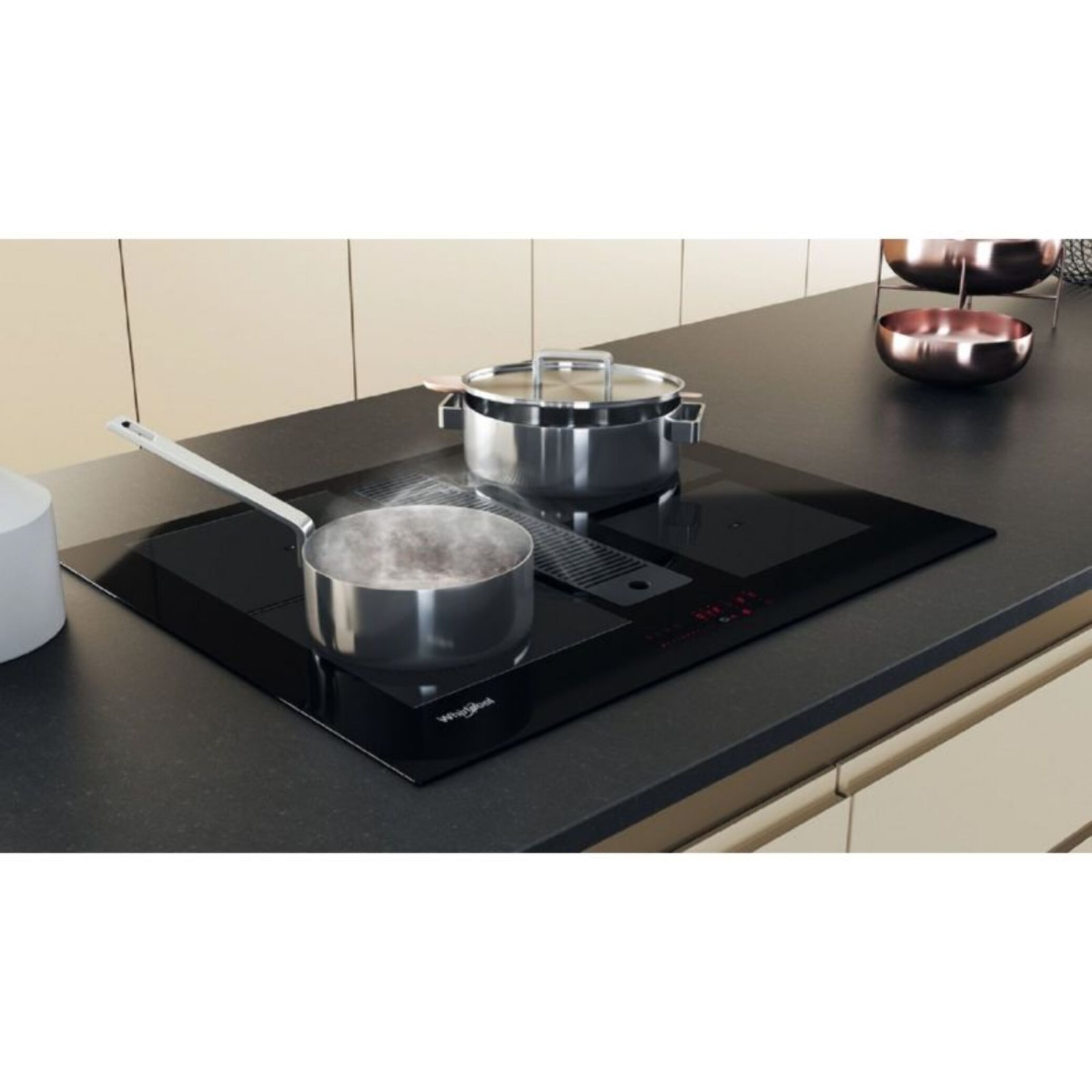 Plaque induction aspirante WHIRLPOOL WVH1065UKIT FlexiCook
