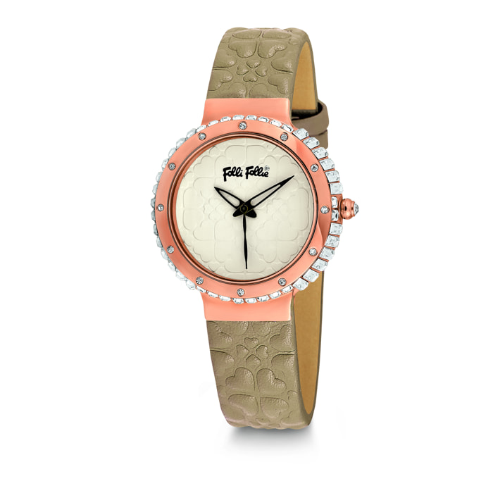 Reloj Folli Follie WF13B032SP Mujer Analogico Cuarzo con Correa de Piel