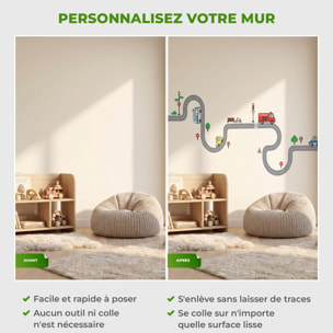 Stickers Muraux décoration adhésifs petites voitures