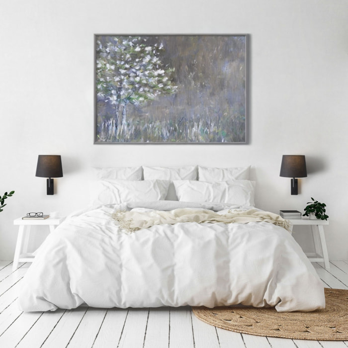 FORLIGHT Aura - 2 Apliques de Pared para Dormitorio E27 con Interruptor ON/OFF en la Base. Color Negro con Pantalla de Textil