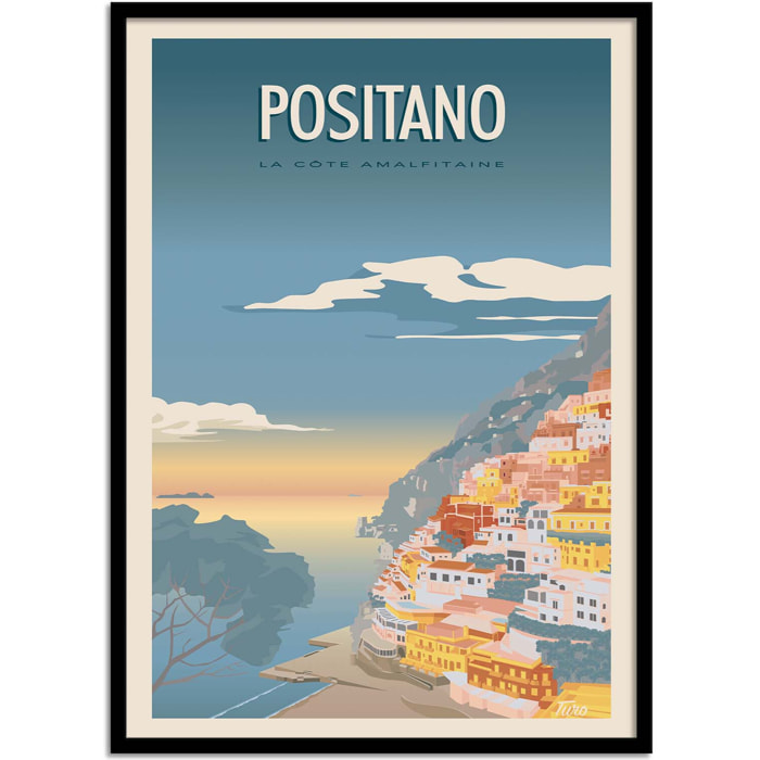 Affiche - Positano - Turo