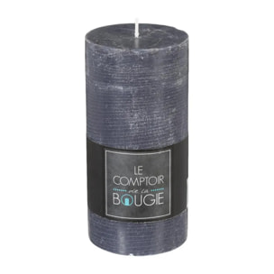 Bougie rustique - gris - 445g