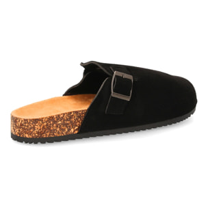 Zueco casual con hebilla ajustable para hombre