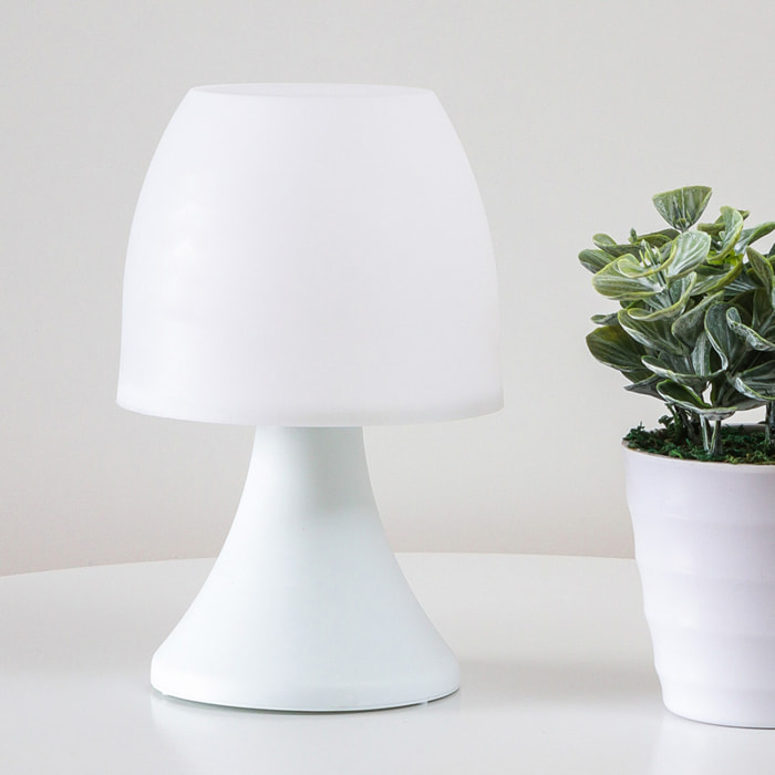 Well home lámpara de mesa led con bombilla rgb ø12x19,2cm