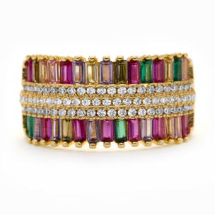 Anillo Maku acabado oro amarillo 18k
