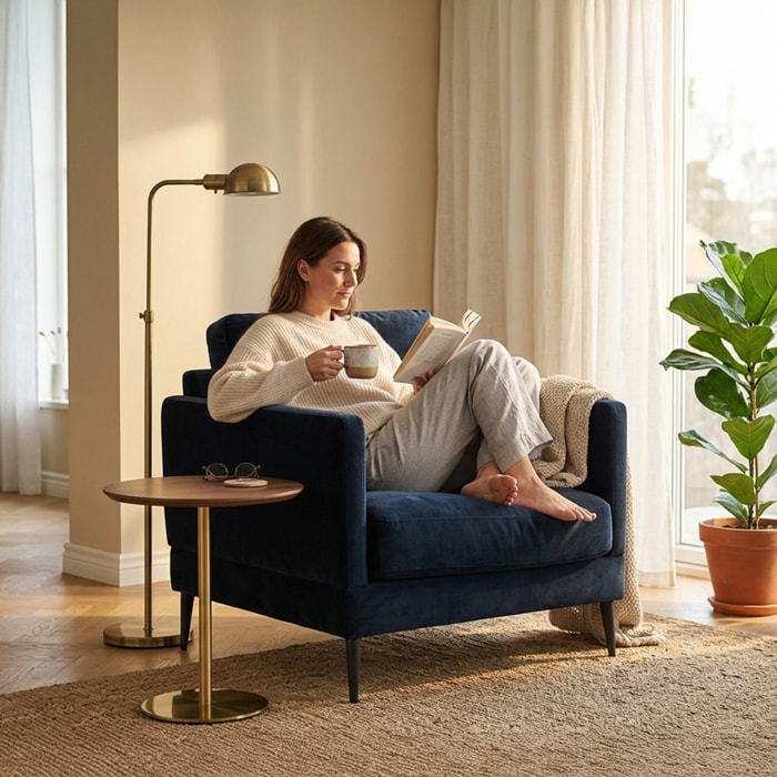Fauteuil Splendido Tissu - 1 Place