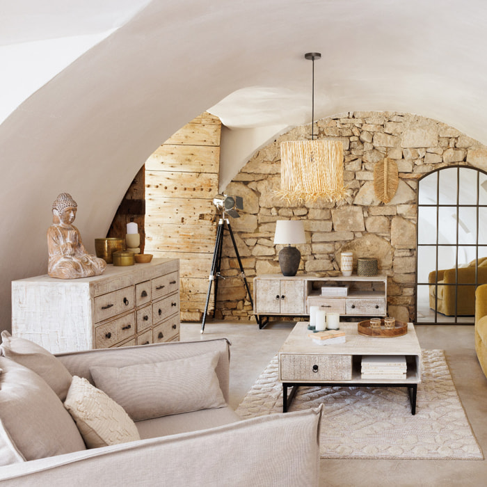 Fauteuil XL "Odilon" beige