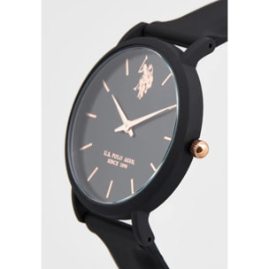 Orologio U.S. Polo Assn. In silicone nero