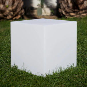 Cube lumineux filaire blanc CARRY 40cm