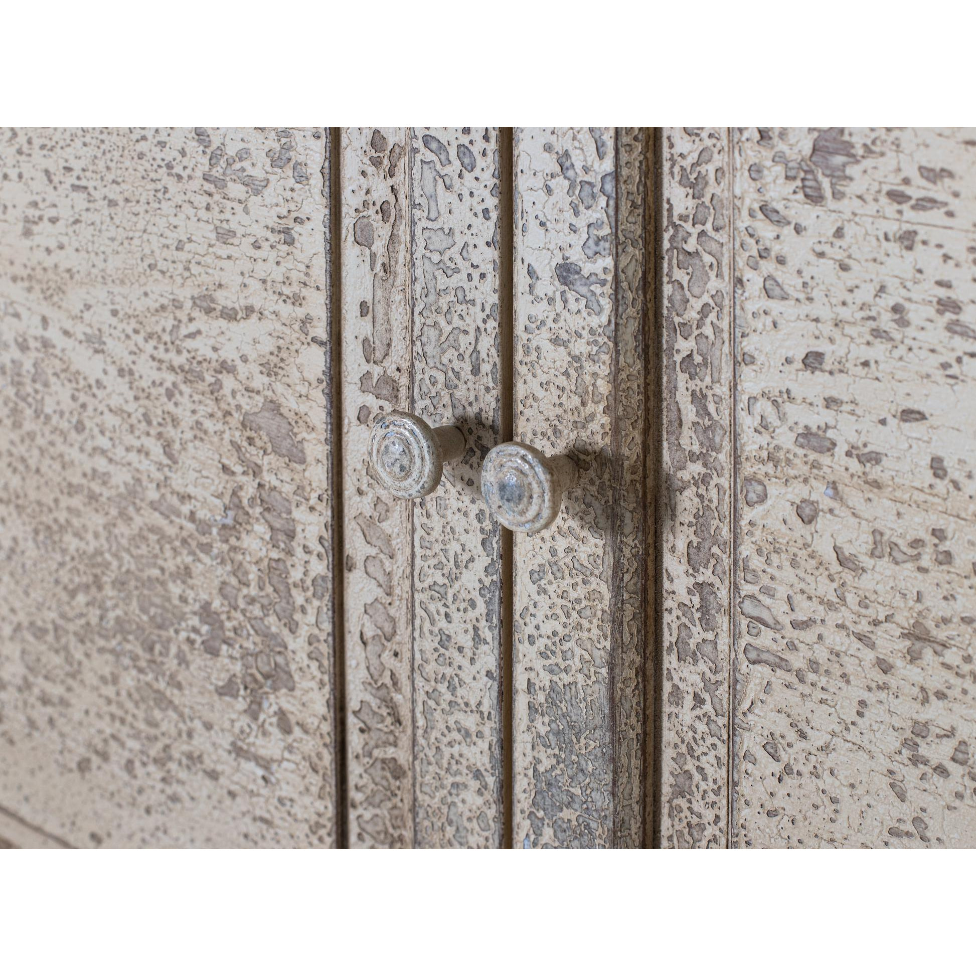 Vitrina de Madera de Mango 120 Cm Estilo Rústico