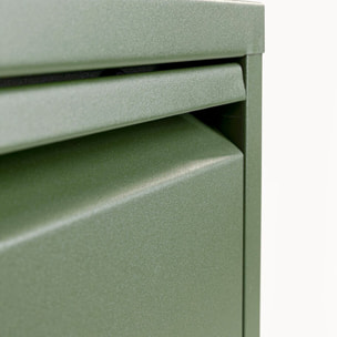 Casier à chaussures Caruso olive 3 tiroirs Kare Design