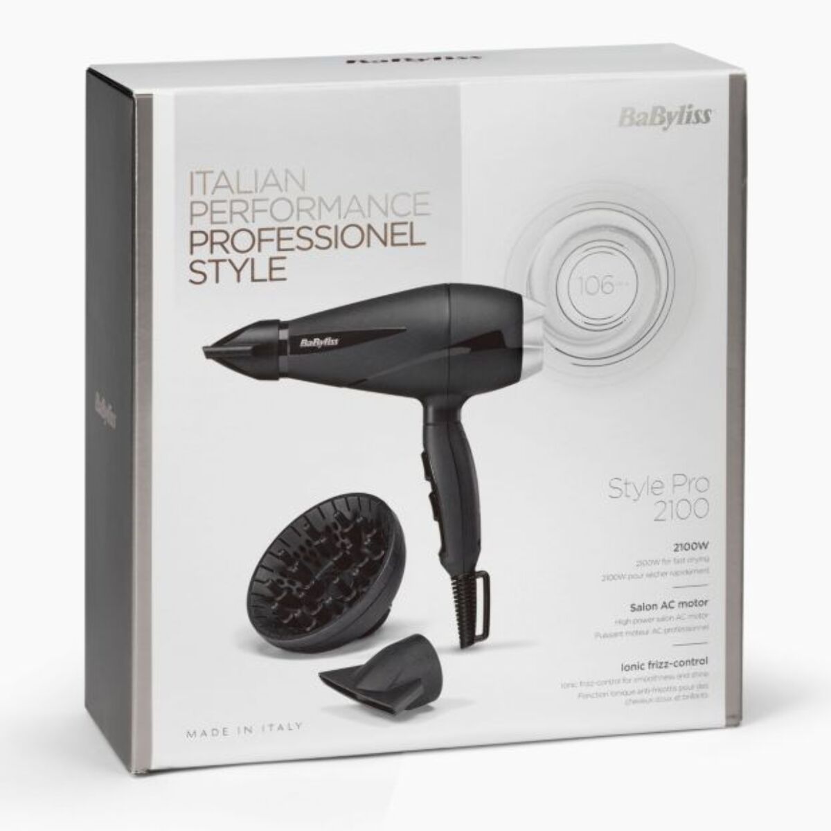 Sèche cheveux BABYLISS Turbo Pro 2100 6710DE