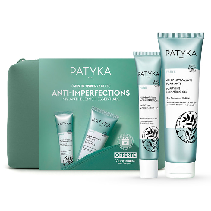 Mes Indispensables Anti-Imperfections - Coffret Gelée Nettoyante Purifiante 150ml + Fluide Matifiant 40ml