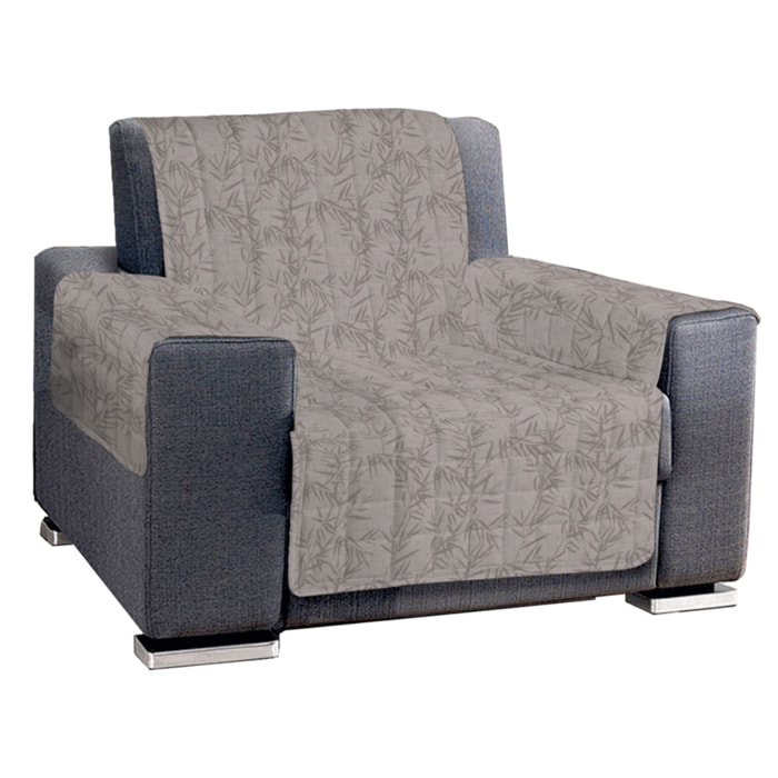 Copripoltona botanico beige