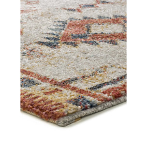 PARMA Alfombra estilo étnico de pelo corto en tonos terracota, varias medidas disponibles