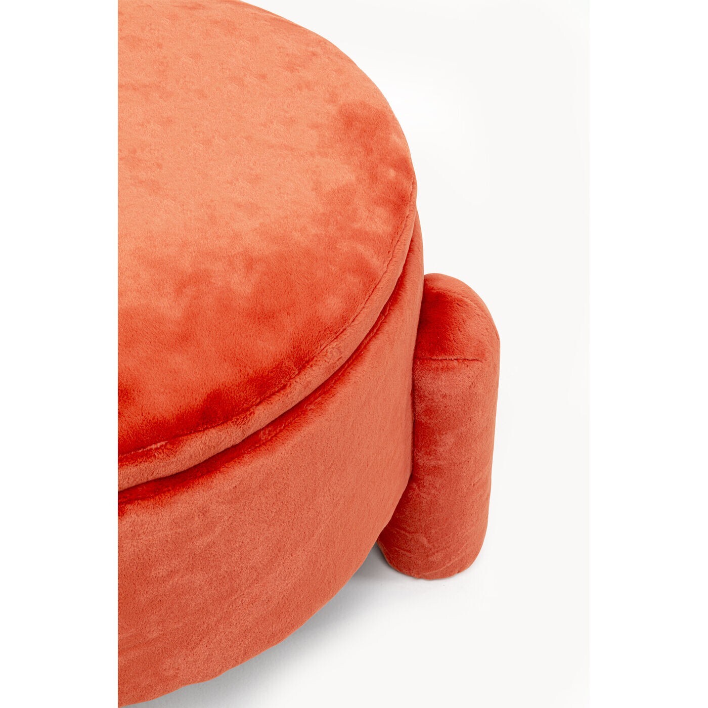 Tabouret-coffre 54cm orange Kare Design