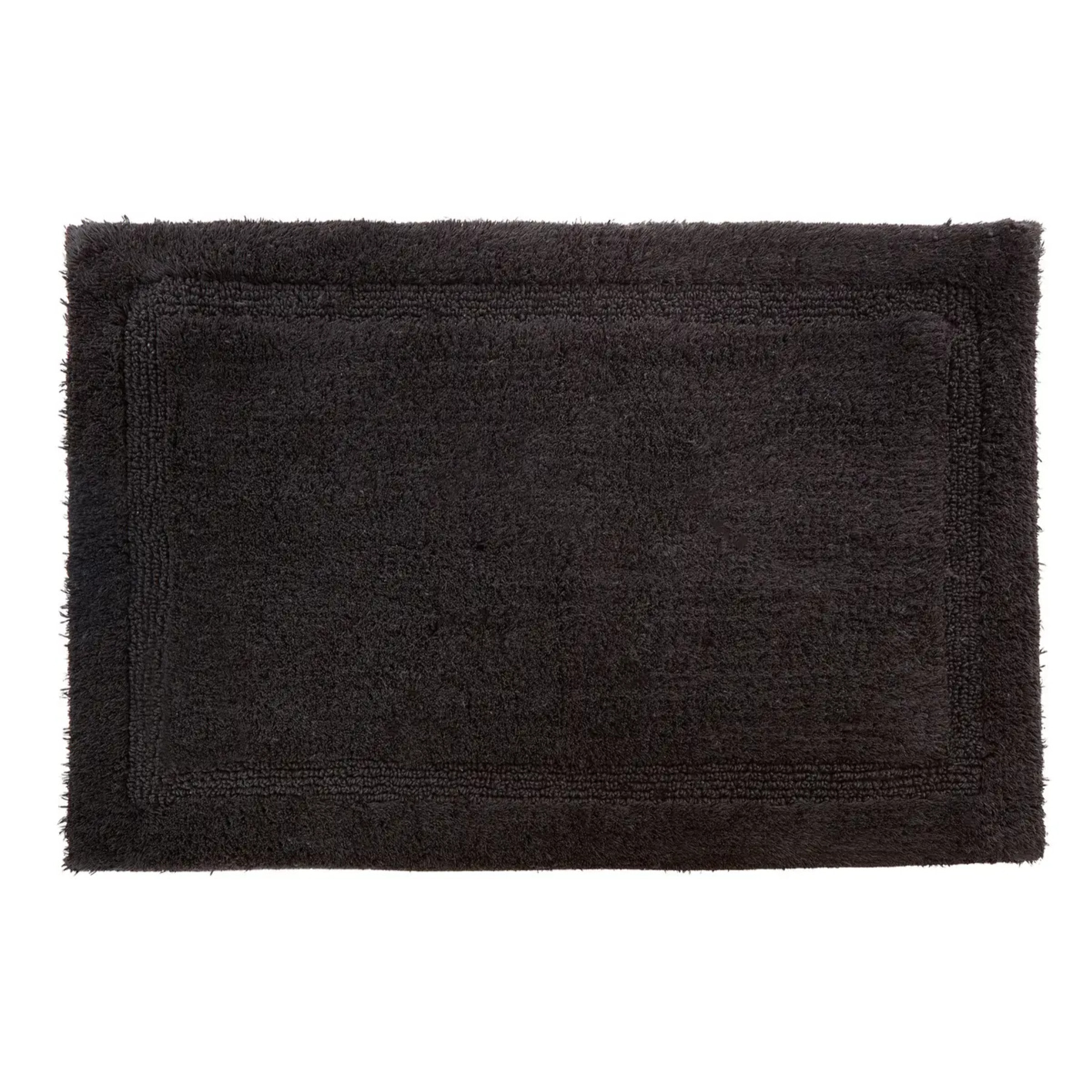 Tapis de bain fluffy Colorama 50x75cm noir