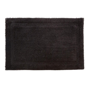 Tapis de bain fluffy Colorama 50x75cm noir