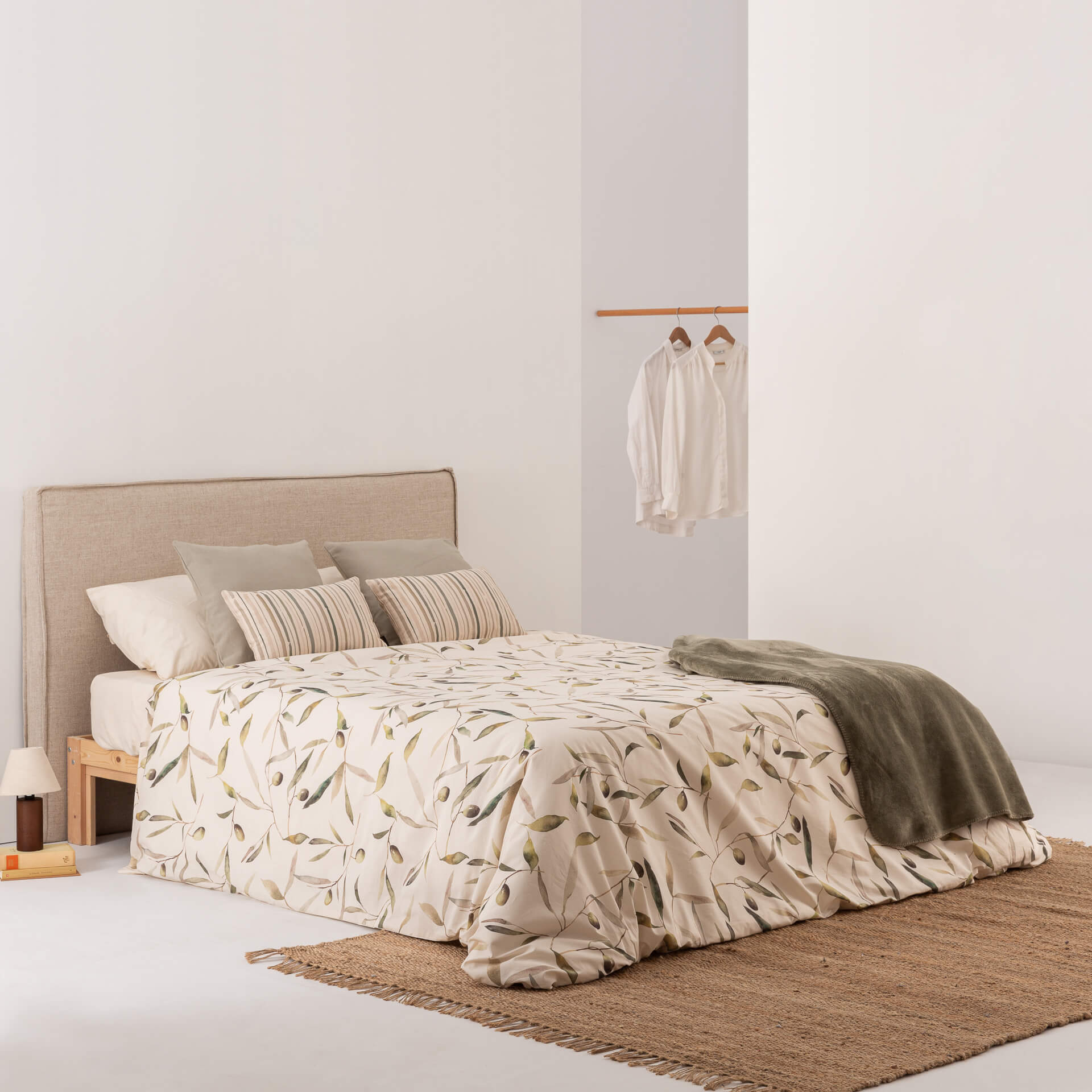 Housse de couette en 100% coton 157 fils Bocairent