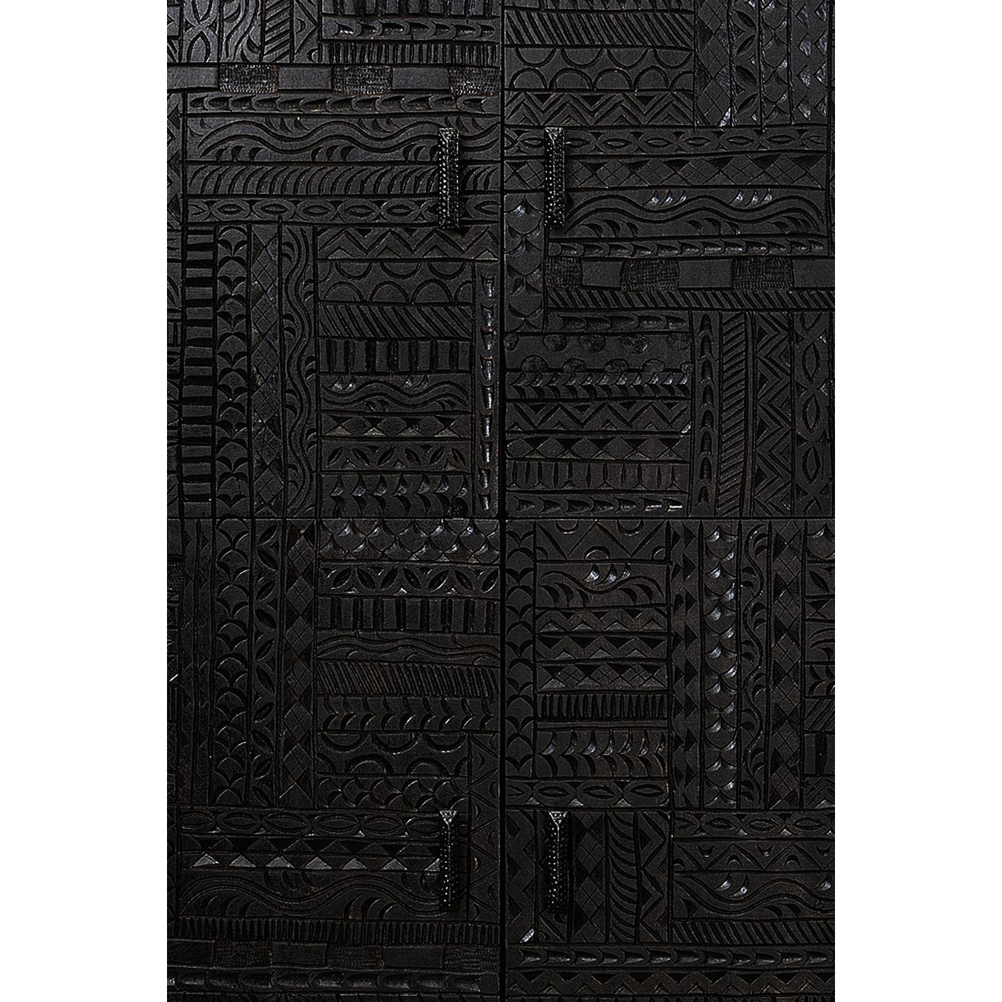 Armario de Madera de Mango 90 Cm Estilo Étnico