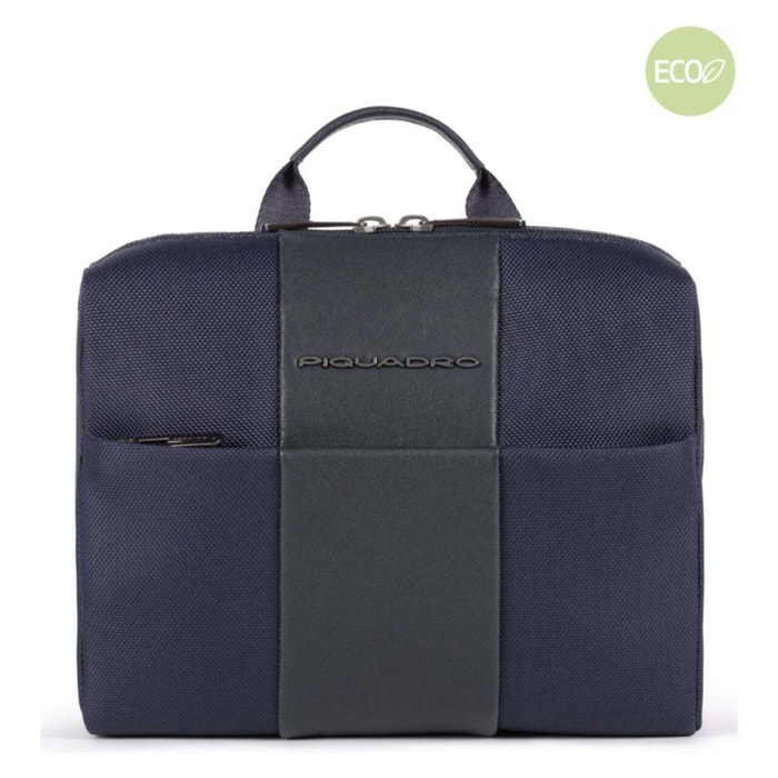 Piquadro Beauty case uomo in tessuto riciclato con gancio