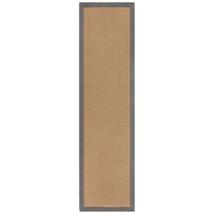 Tapis en jute antiderapant de couloir KIRA