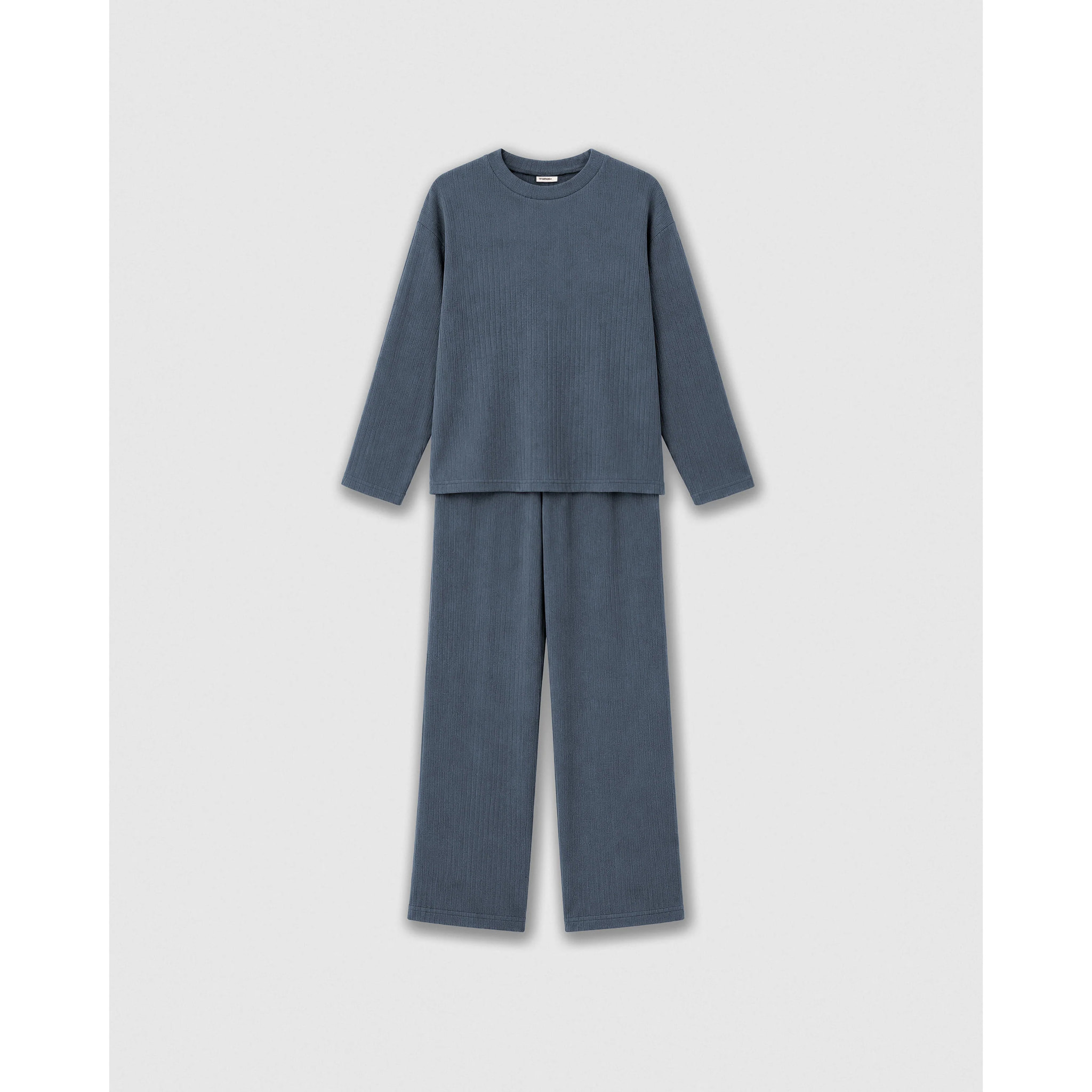 Pijama canalé raya ancha azul azafata