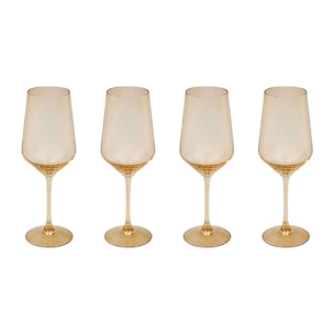 Lot de 4 verres à vin Ambre 42cl