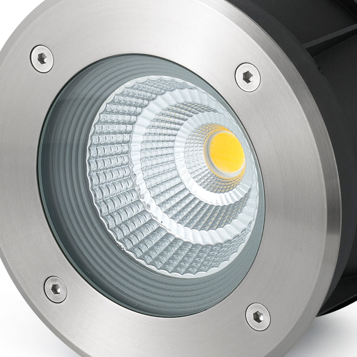 SURIA-12 LED Lampe encastrable inox 60°