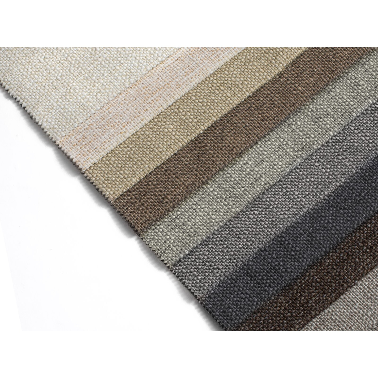 Méridienne gauche "Vienna" en tissu structurel gris clair