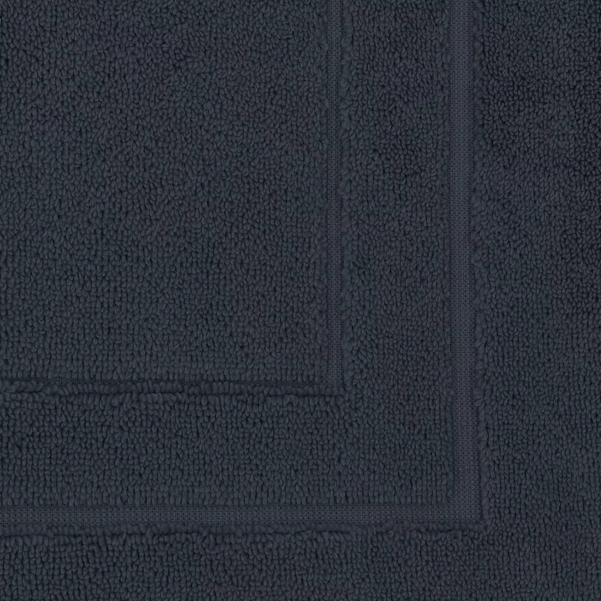 Tapis de bain pur coton 900 g/m² uni marine Elea navy