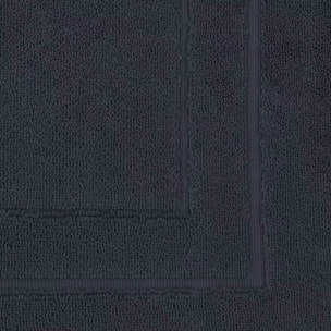 Tapis de bain pur coton 900 g/m² uni marine Elea navy