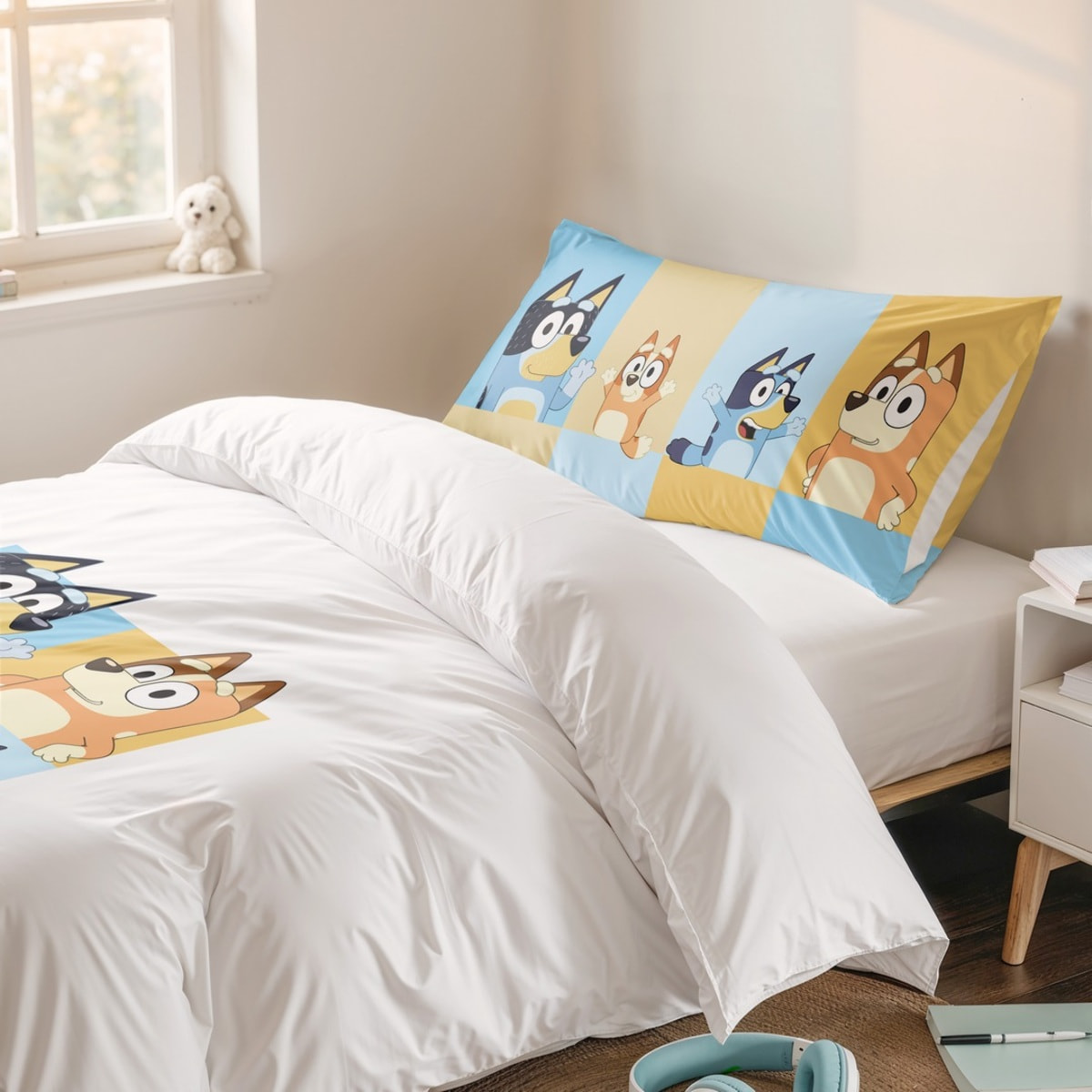 Funda nordica BLUEY + funda almohada 45x125