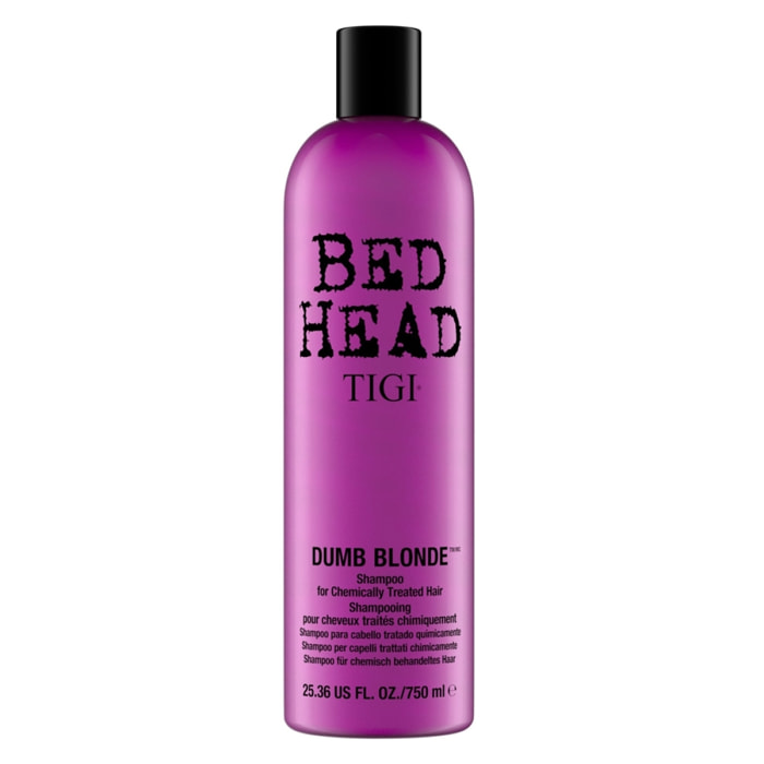 TIGI Bed Head Dumb Blonde Treated Hair Shampoo 750ml