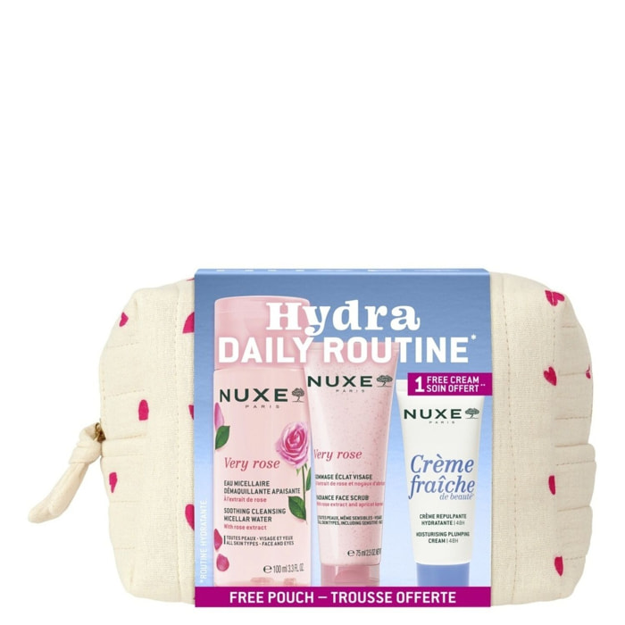 Hydra Daily Routine - Coffret Eau Micellaire Very Rose 100 ml + 2 Produits