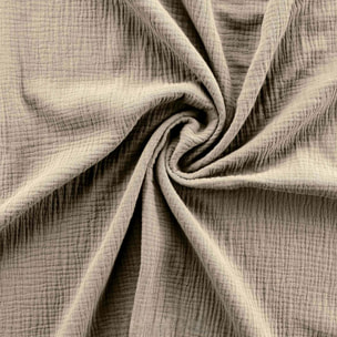 Parure de lit en gaze de coton ANGELIA - Sable