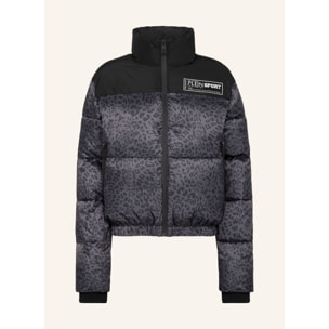 PLEIN SPORT Down Jacket LEOPARD