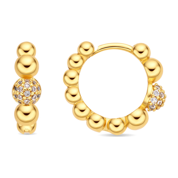 Pendientes Lordae acabado oro amarillo 18k