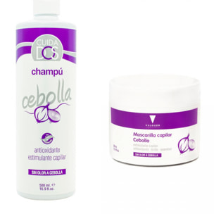 Valquer Pack Champú y mascarilla de cebolla - 500 ml + 300 ml