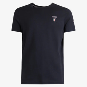 T-shirt Esercito nera in cotone uomo