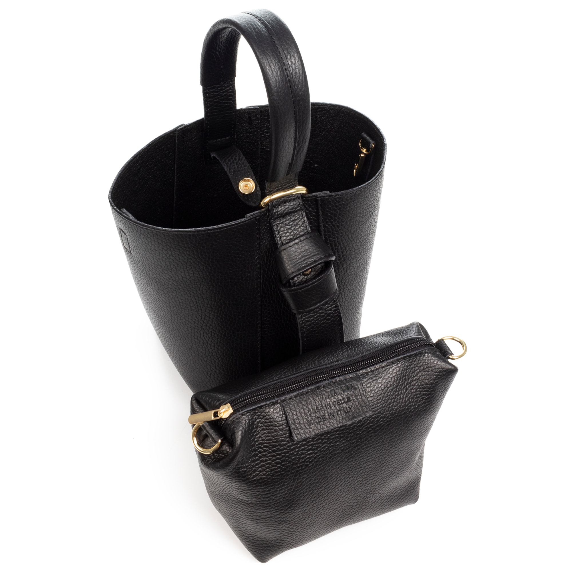 Borsa da donna Ayas. Vera pelle Dollaro.