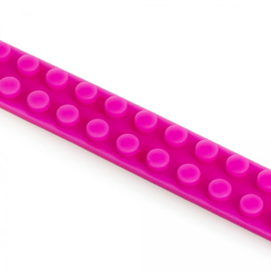 DAM Nastro Adesivo per Giochi di Costruzione 100x1 Cm. Colore rosa