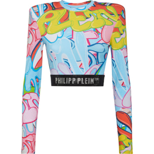 PHILIPP PLEIN T-Shirt Round Neck BOMBING GRAFFITI