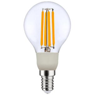 OMEGA Set 3 lampadine filament sfera p45 3000k
