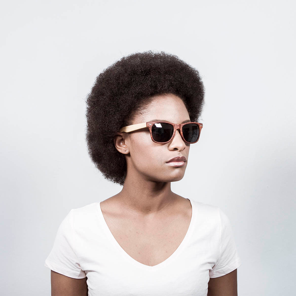 GAFAS DE SOL OCEAN BEACH WOOD de color Marron