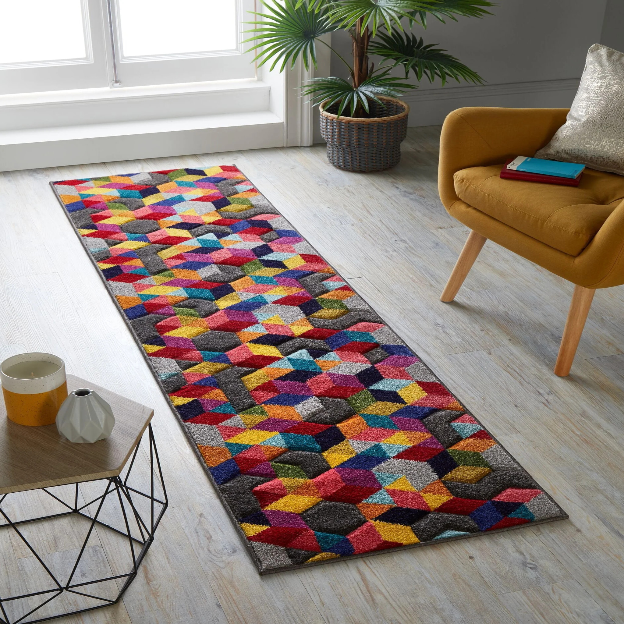 Tapis de couloir DYNAMIC Multicolore