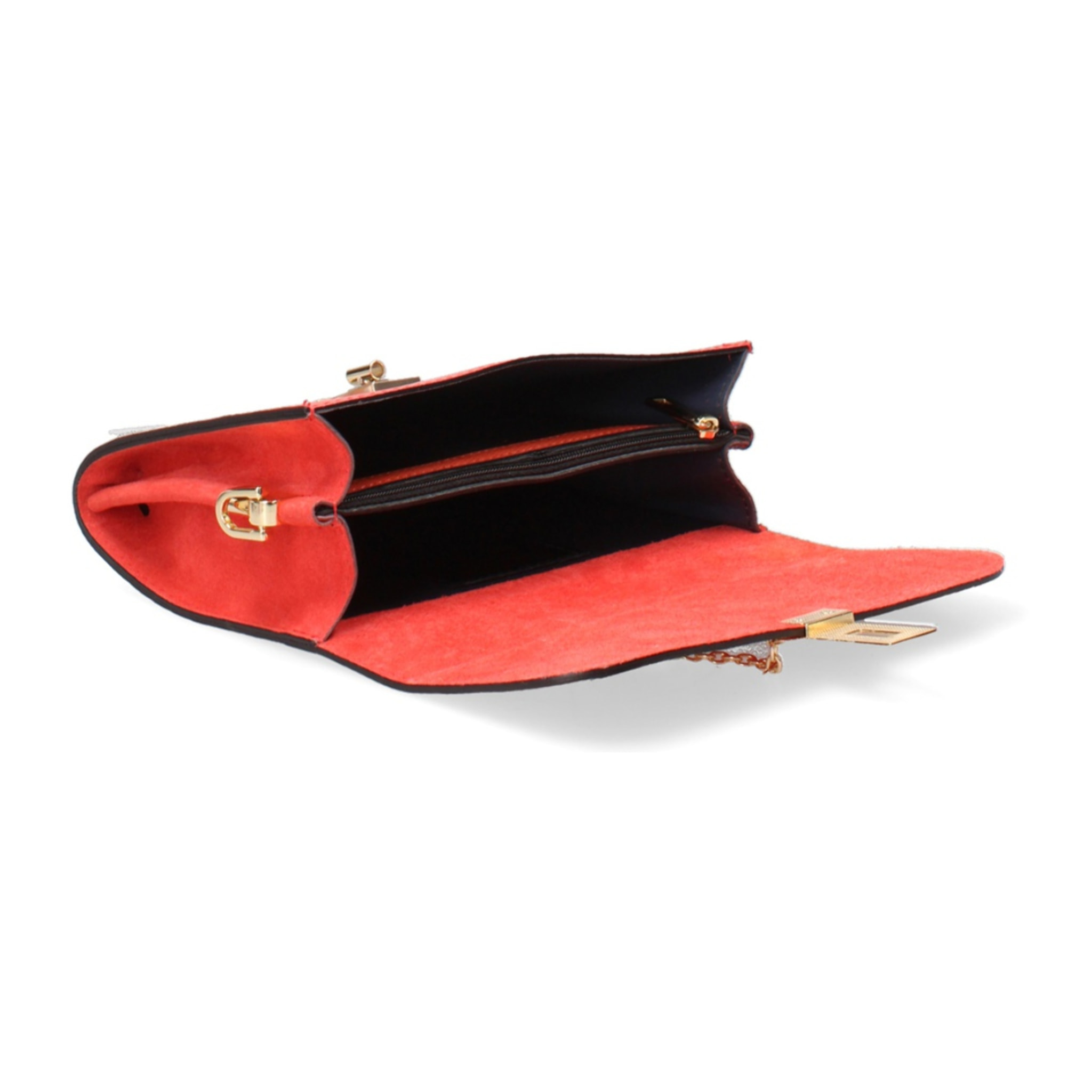 Borsa a mano da donna Made in Italy - Modello Hope - Vera pelle - 23.0 x 13.0 x 5.0 cm