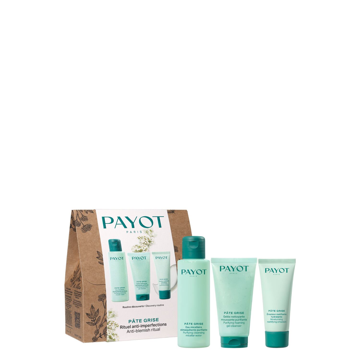 Pâte Grise - Coffret Rituel Pureté Anti-Imperfections - 3 produits