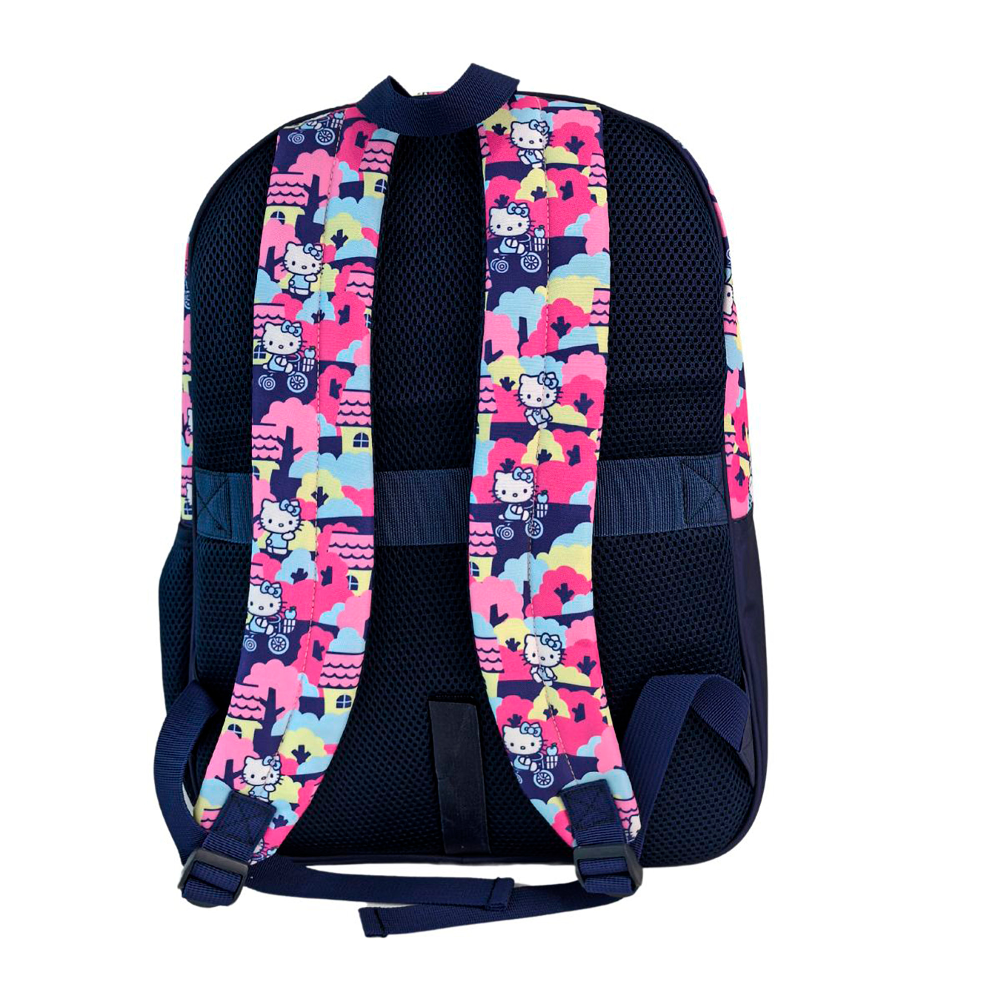 Hello Kitty Mochila Primaria con doble compartimento adaptable a carro.