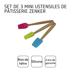 Kit de 3 ustensiles de pâtisserie 20 cm Zenker